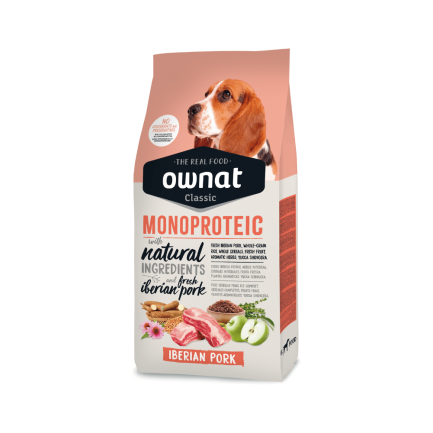 Ownat Classic Monoprotein vom iberischen Schweinefleisch für Hunde