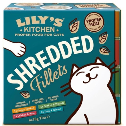 Lily's Kitchen Filetes triturados para gatos