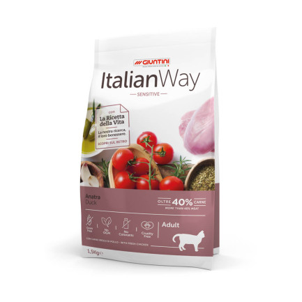 ItalianWay Sensitive Anatra per Gatti