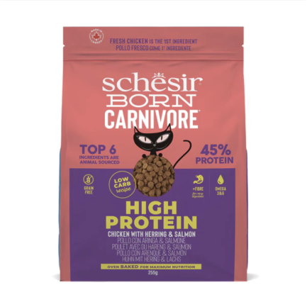 Schesir Born Carnivore Adult Chicken with Herring and Salmon for Cats