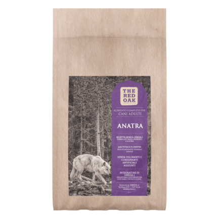 The Red Oak Anatra e Arancia Grain Free per Cani