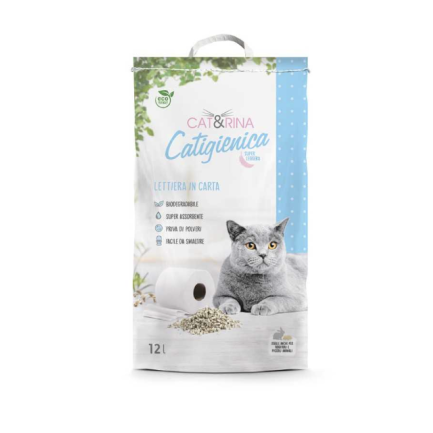 Cat&Rina CatHouse Recycled Paper Litter