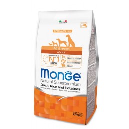 Monge Adult con Anatra Riso e Patate per Cani