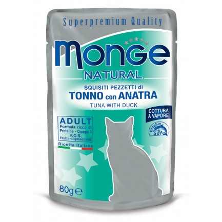 Monge Natural Superpremium Bustine per Gatti- 12x80 gr