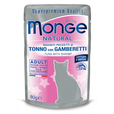 Monge Natural Superpremium Bustine per Gatti- 12x80 gr