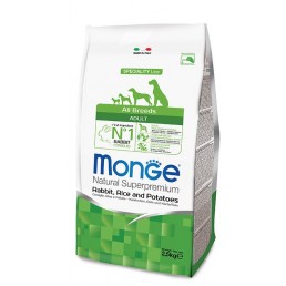 Monge All Breeds Adult Coniglio, Riso e Patate per Cani