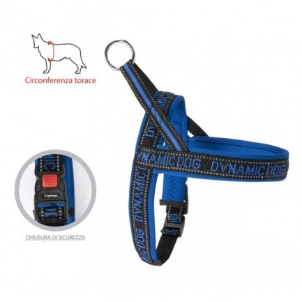 Dynamic Dog Pettorina per Cani Blu