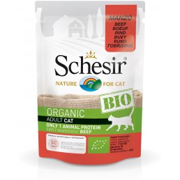 Schesir Cat BIO Organic con Manzo Cibo Umido per Gatti