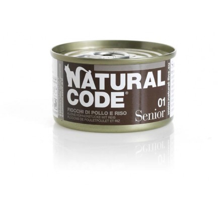 Natural Code Senior Cibo Umido per Gatti