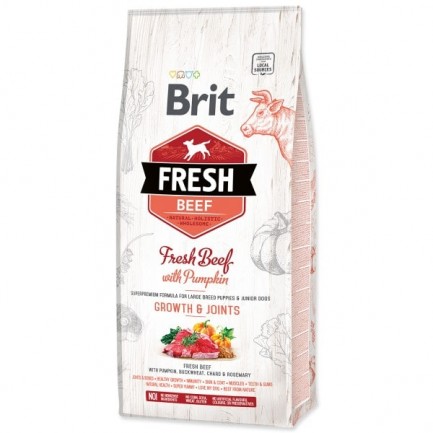 Brit Fresh Puppy Large Ternera con calabaza para cachorros