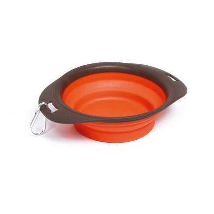 M-Pets Folding Bowl for Dogs and Cats