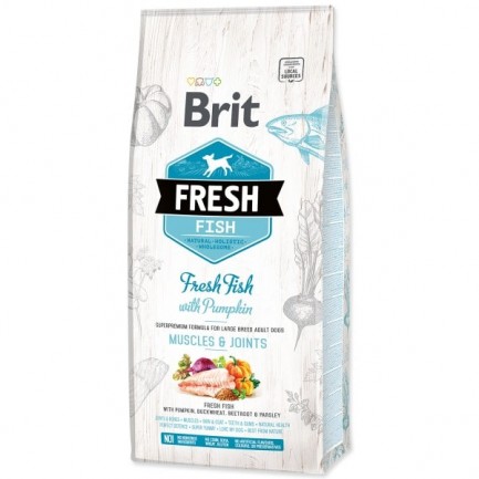 Brit Fresh Adult Large Fisch mit Kürbis für Hunde