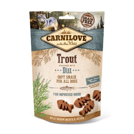 Carnilove Semi-moist Snack für Hunde mit Forelle und Dill