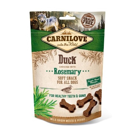 Carnilove Semi-moist Snack für Hunde mit Ente und Rosmarin